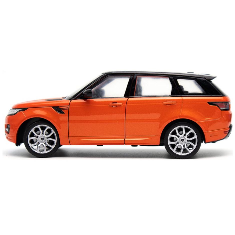Carro Clásico de Colección Land Rover Range Rover Sport, Metallic Orange  1:24 Welly