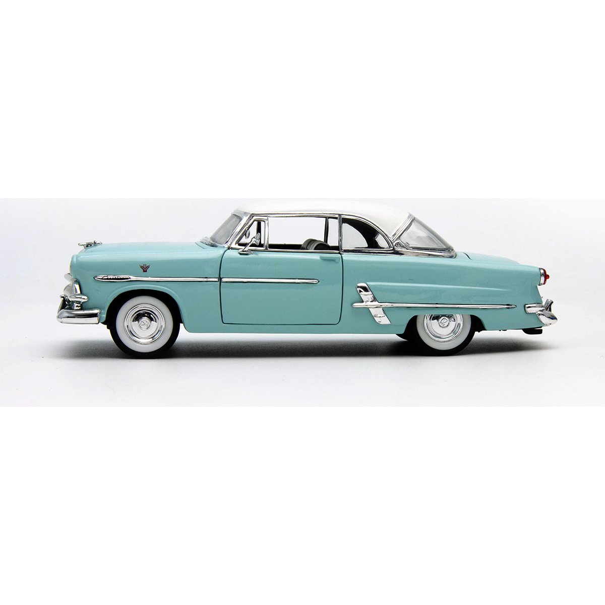 Carro Clásico de Colección 1953 Ford Crestline Victoria, Light Blue  1:24 Welly