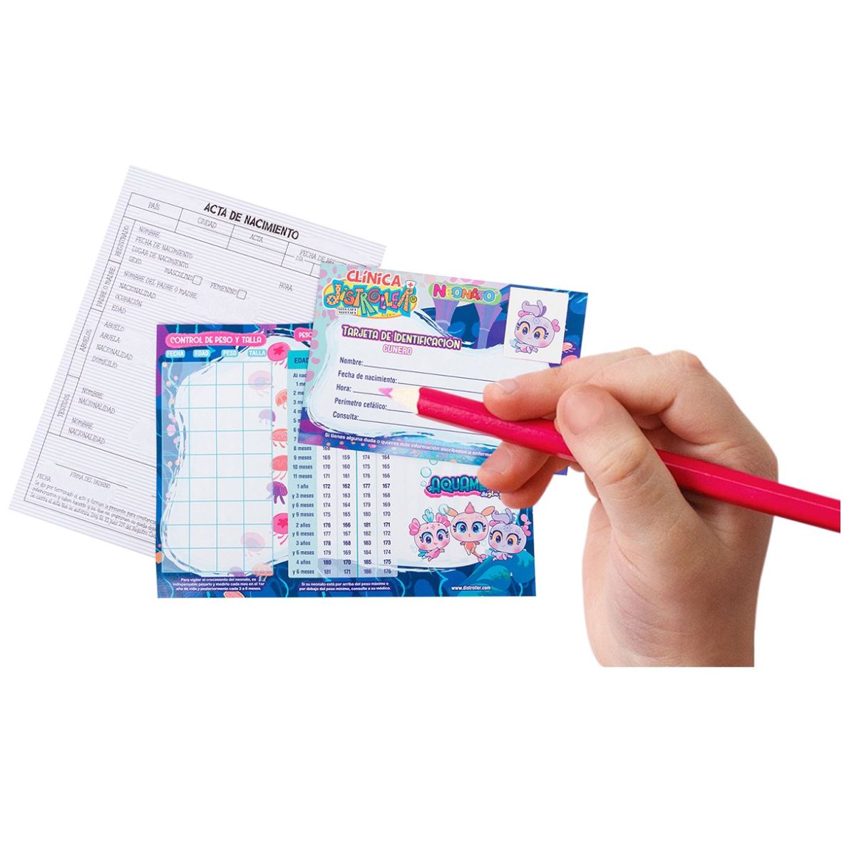 Muñeco Aquamerito Aquamarina Lila Distroller