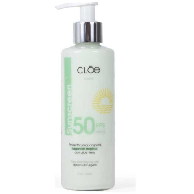 Cloe Protector Solar Corporal Fps 50 con Aloe 240 Ml