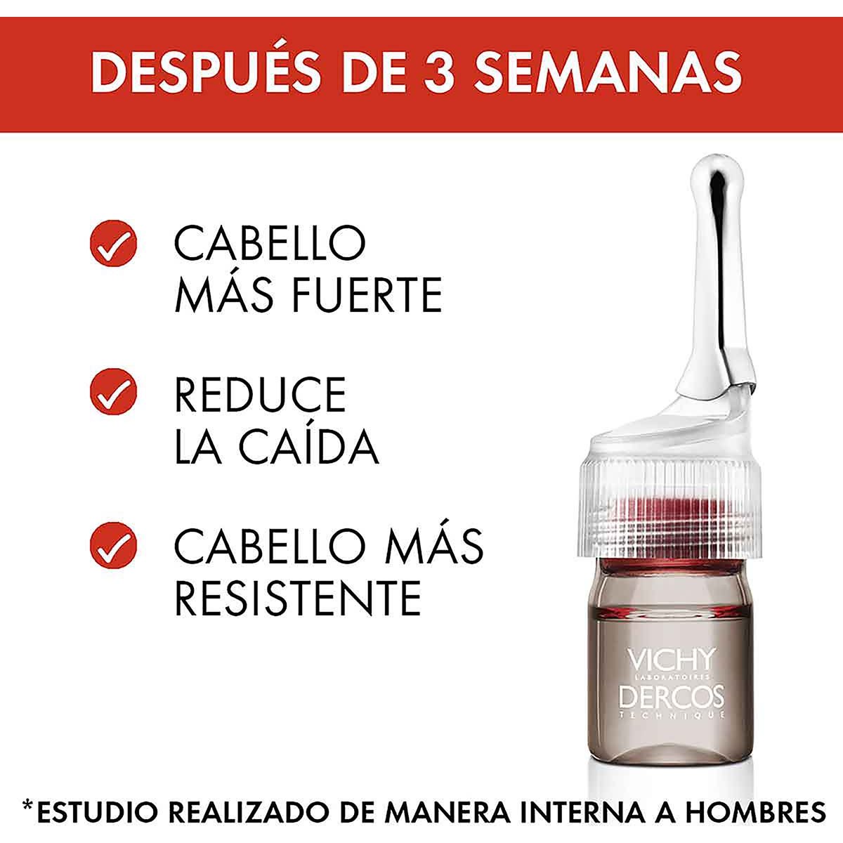 Vichy Dercos Aminexil Clinical 5 Hombre Anticaída 12 Ampolletas