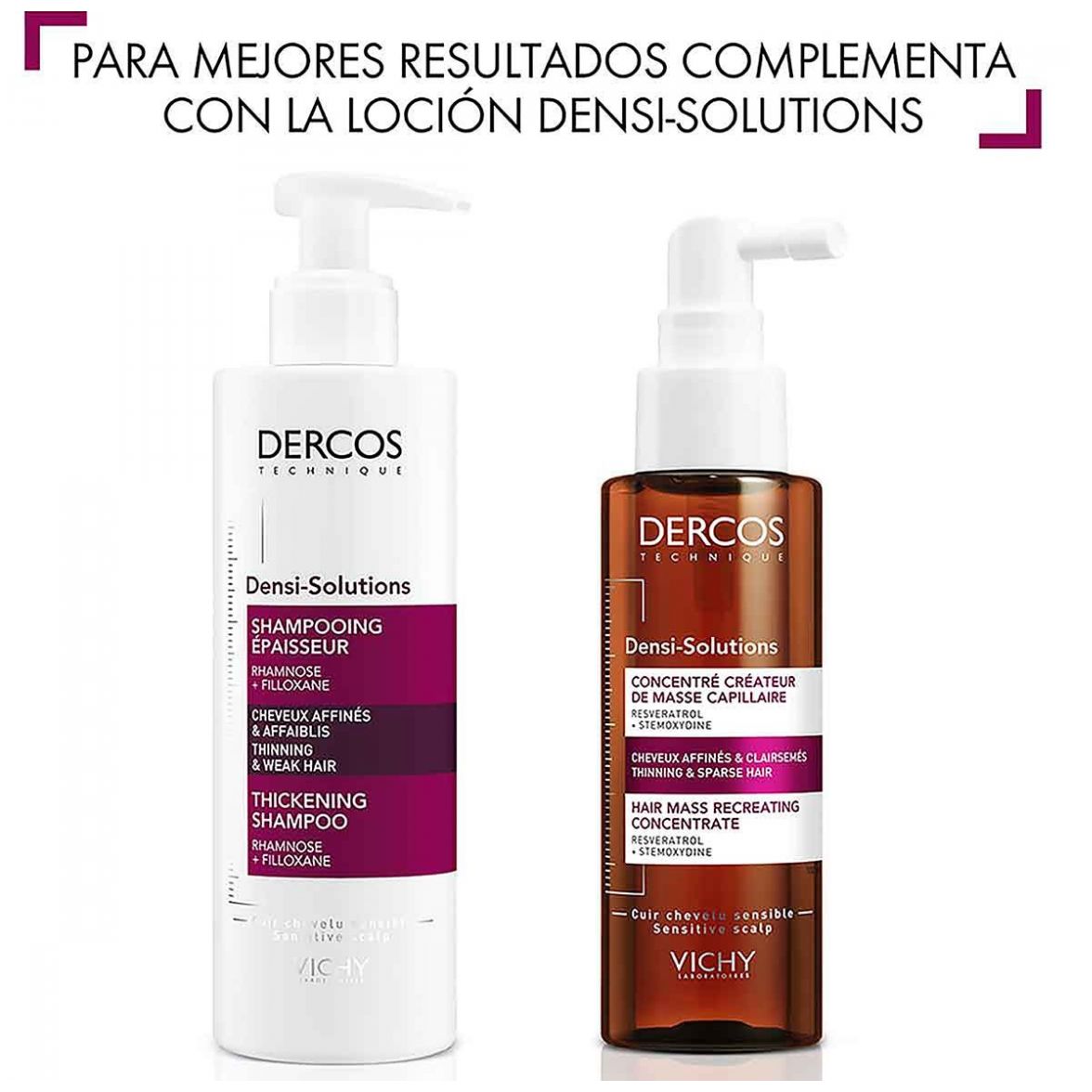 Vichy Dercos Densi-Solutions Shampoo Densificador 250Ml