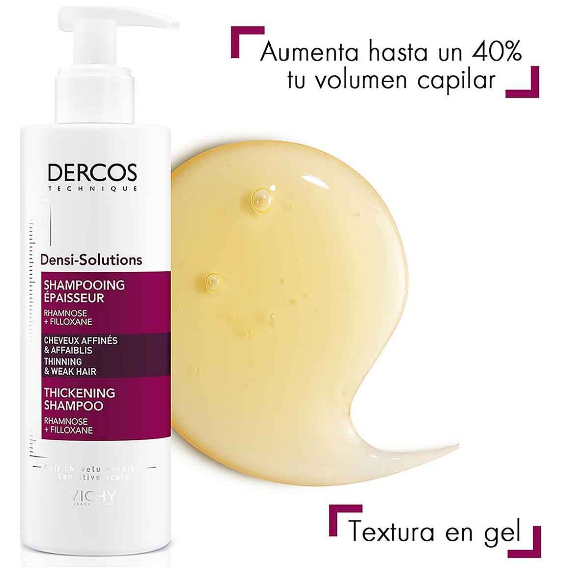 Vichy Dercos Densi-Solutions Shampoo Densificador 250Ml