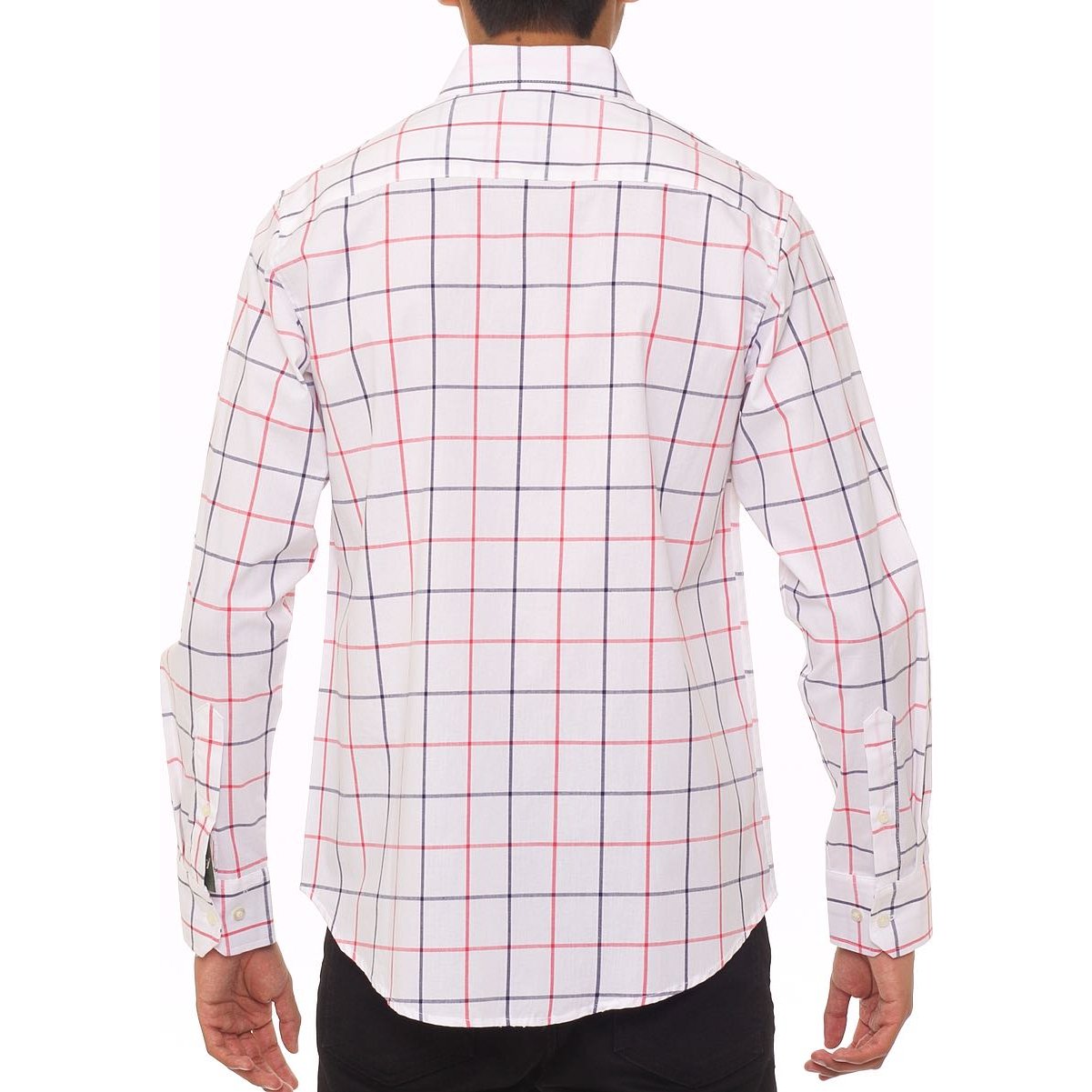 Camisa para Hombre Blanca a Rayas Manga Larga Royal Polo Club