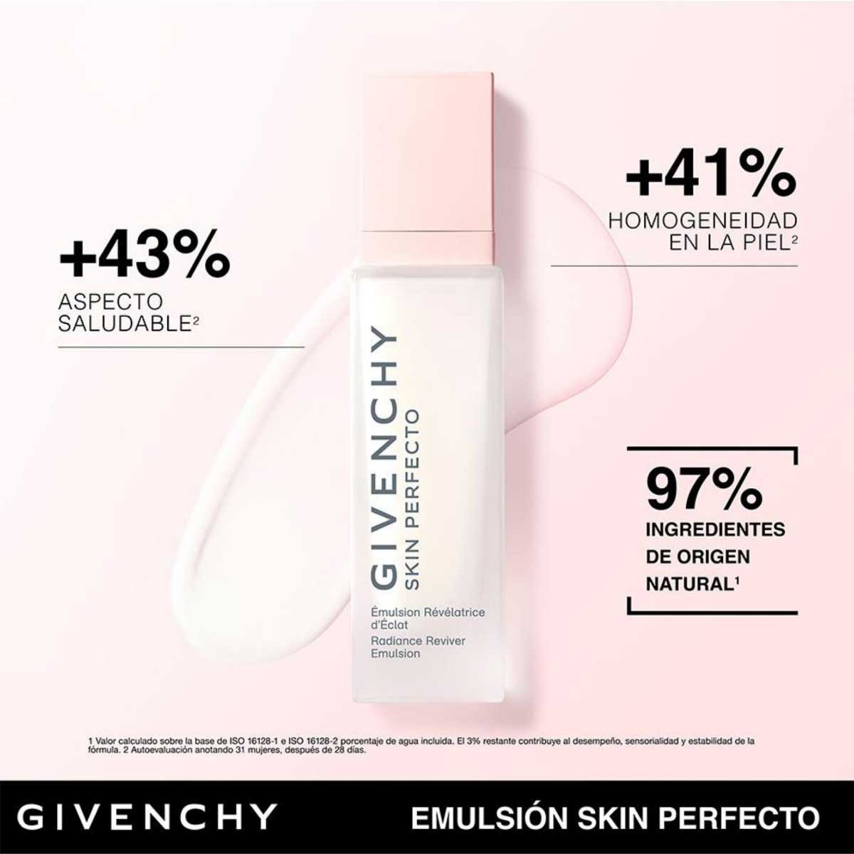 Skin Perfecto Givenchy Emulsión para un Rostro Resplandeciente (Hidrata, Aslisa e Iguala Tono de Piel)
