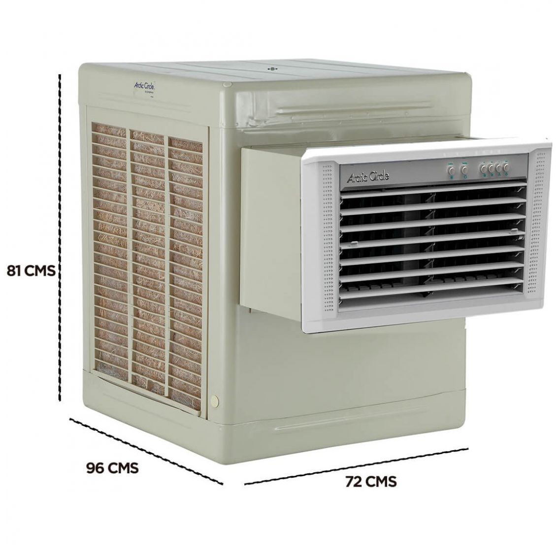 Enfriador Evaporativo Artic Circle 33Lt R-38W 3 Velocidades