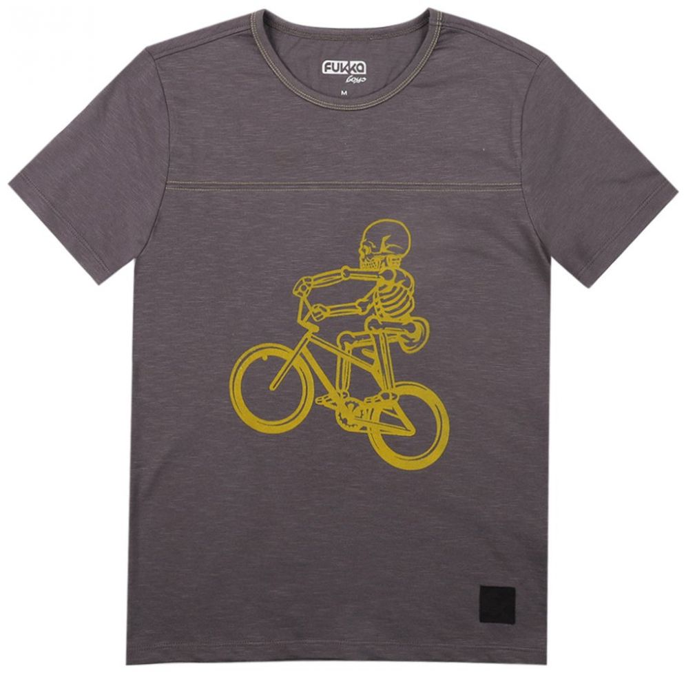 Playera Manga Corta Estampado Flock para Niño