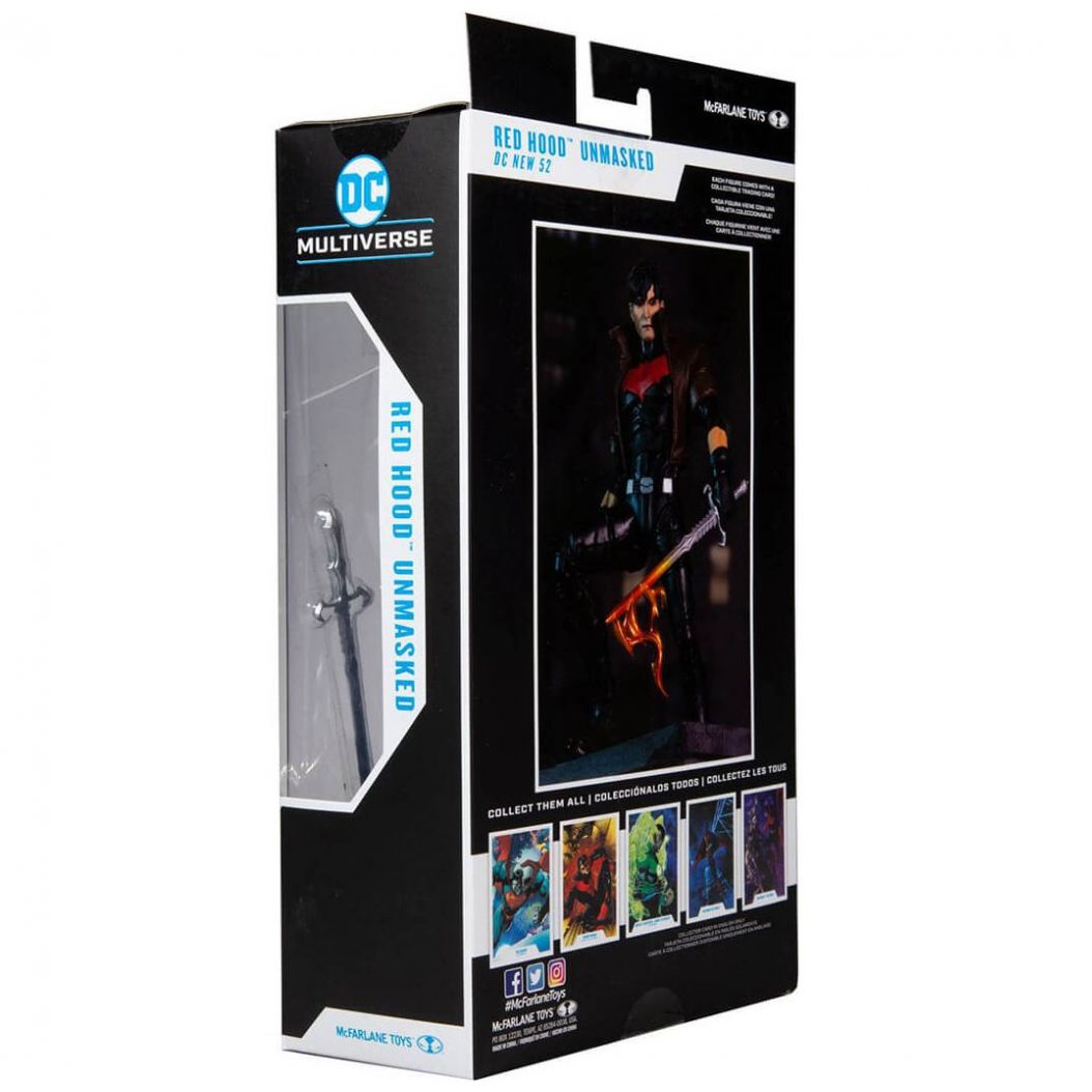 Figura Red Hood Unmas Gold Label 7  Mcf Dc Comics