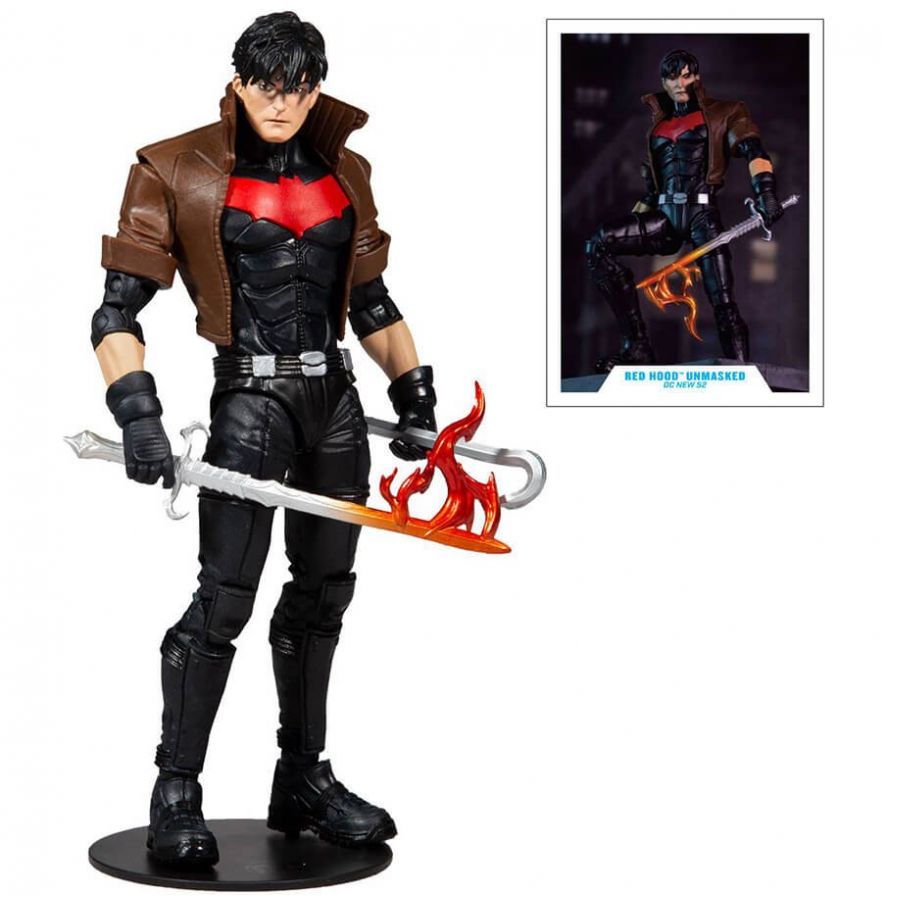 Figura Red Hood Unmas Gold Label 7  Mcf Dc Comics