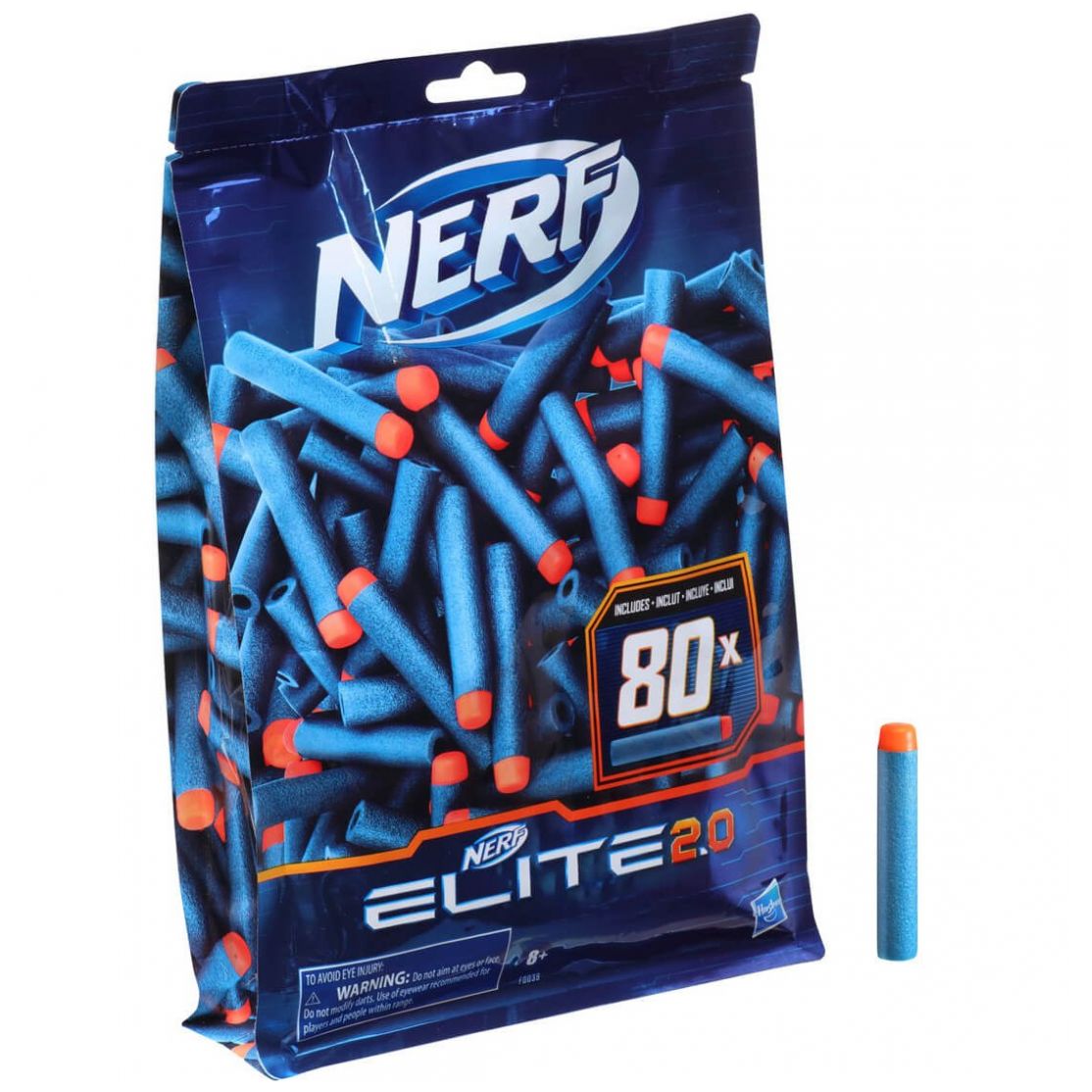 Dardos Nerf Elite 2.0 Refill 80 Pzs                         