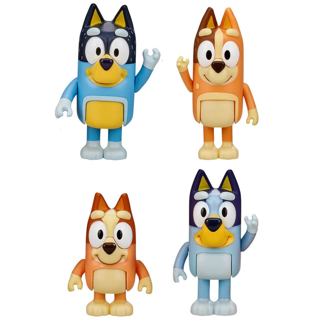 Paquete de Figuras Bluey 4 Familia