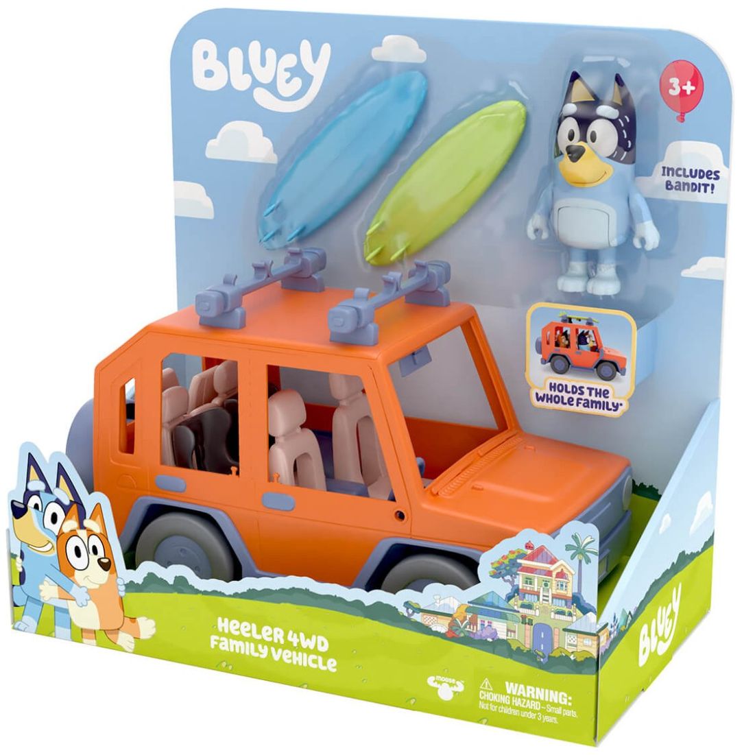 Figura Bluey Coche de Papá