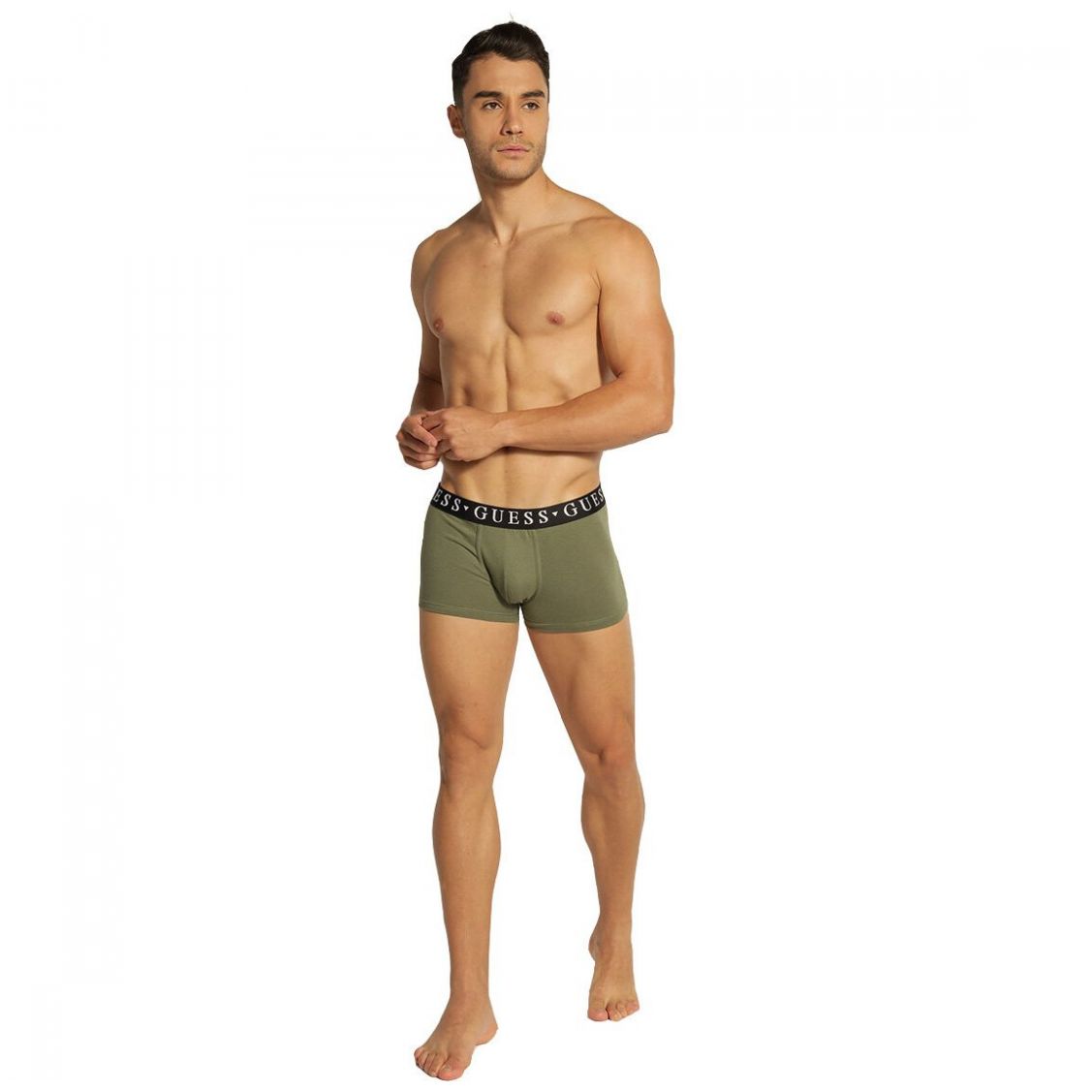 Bóxer Trunk Guess Modelo Verde para Hombre