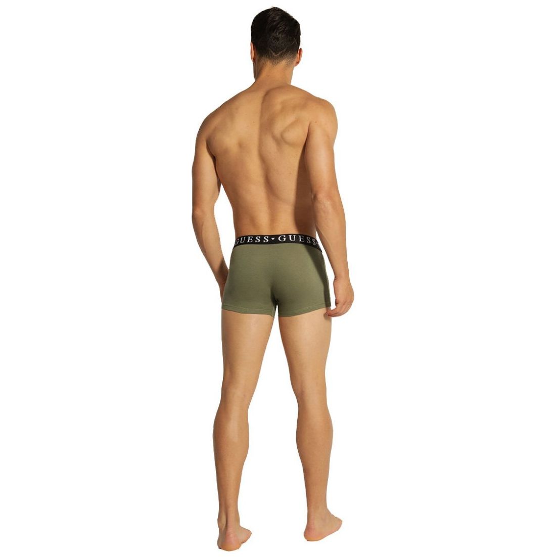 Bóxer Trunk Guess Modelo Verde para Hombre