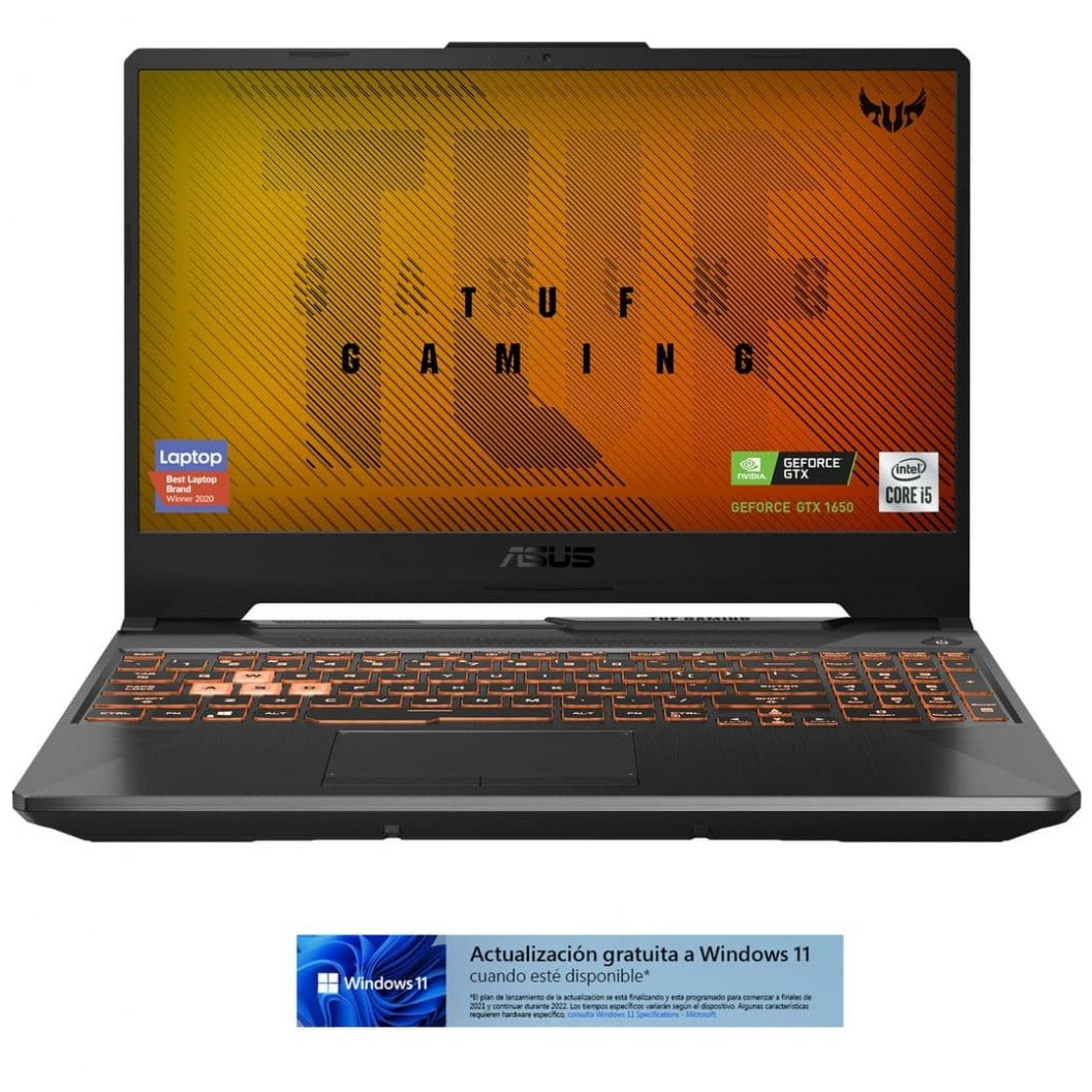 Laptop Gamer Asus Fx506Lh-Hn004W Ci5 8G 512Ssd Gtx 1650 Negro