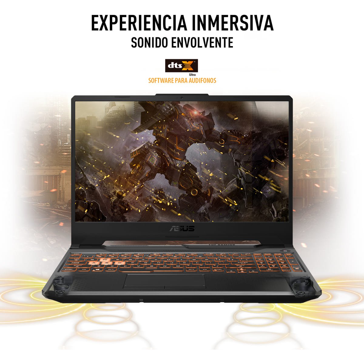 Laptop Gamer Asus Fx506Lh-Hn004W Ci5 8G 512Ssd Gtx 1650 Negro