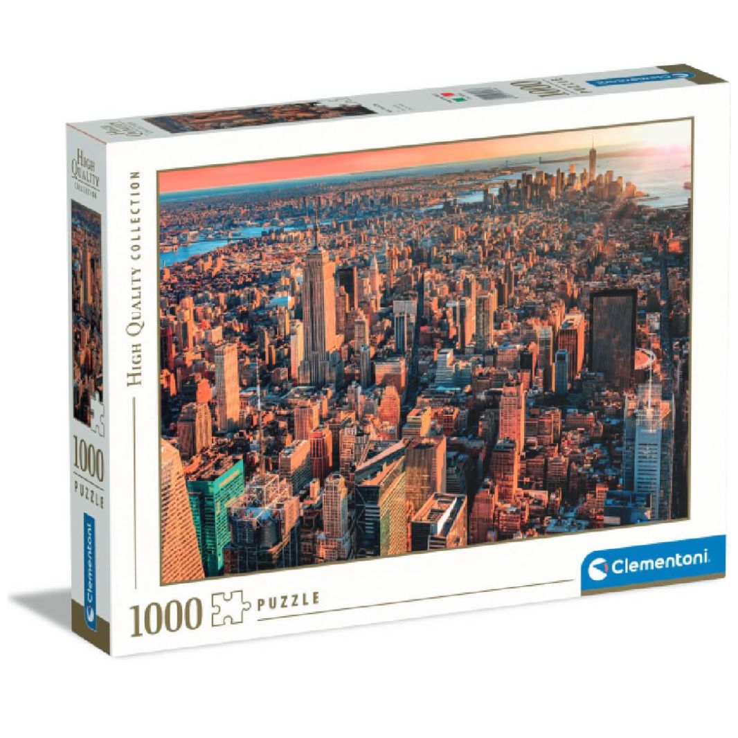 Rompecabezas con 1000 Piezas Hqc Ny City Sunset Clementoni