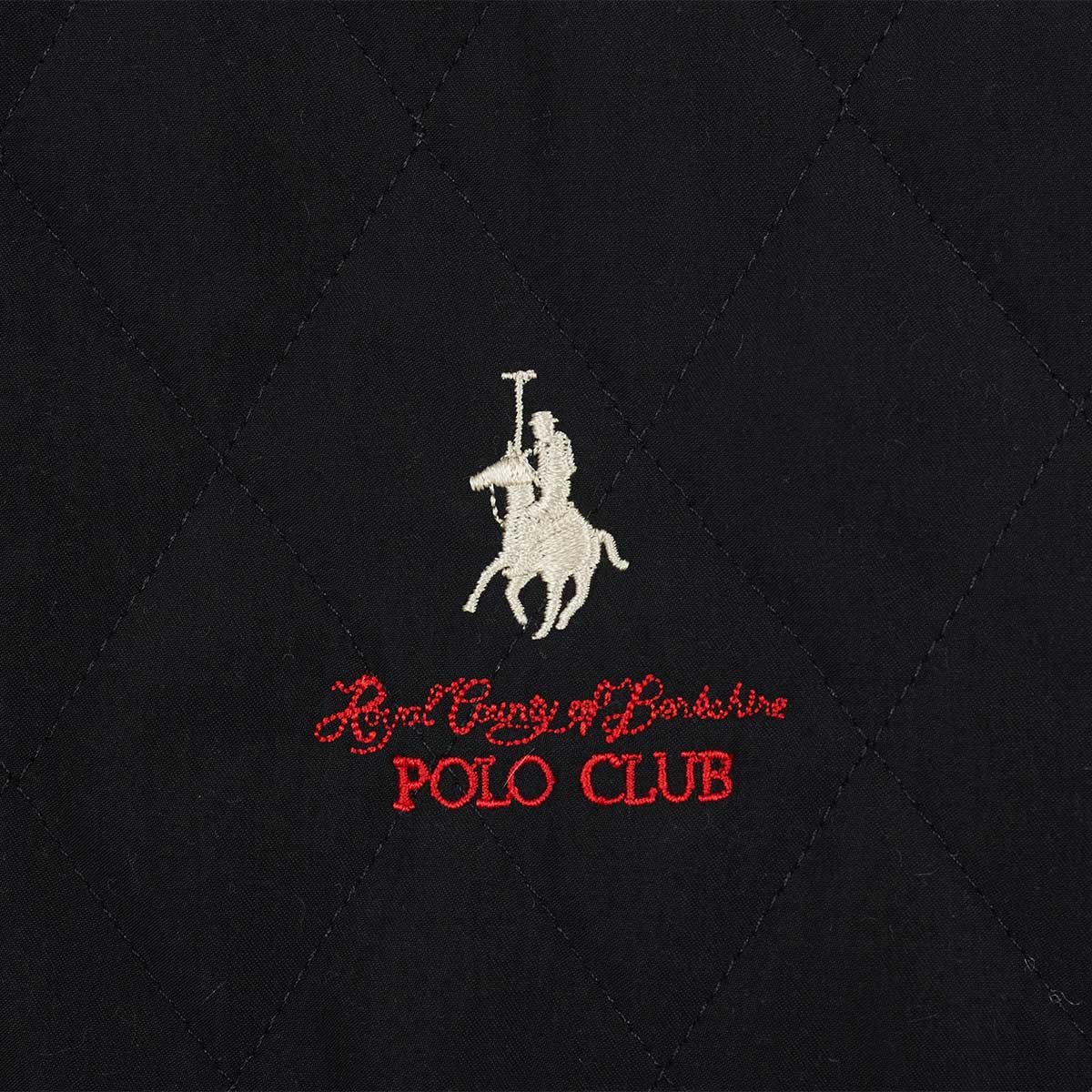Chaleco Capitonado de Rombo Negro Rcb Polo Club para Hombre