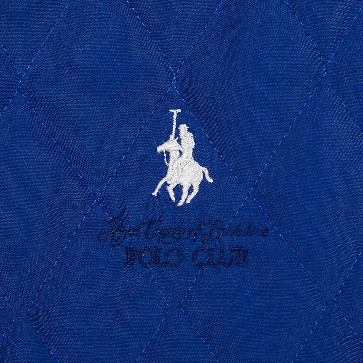 Chaleco Capitonado de Rombo Azul Rey Rcb Polo Club para Hombre