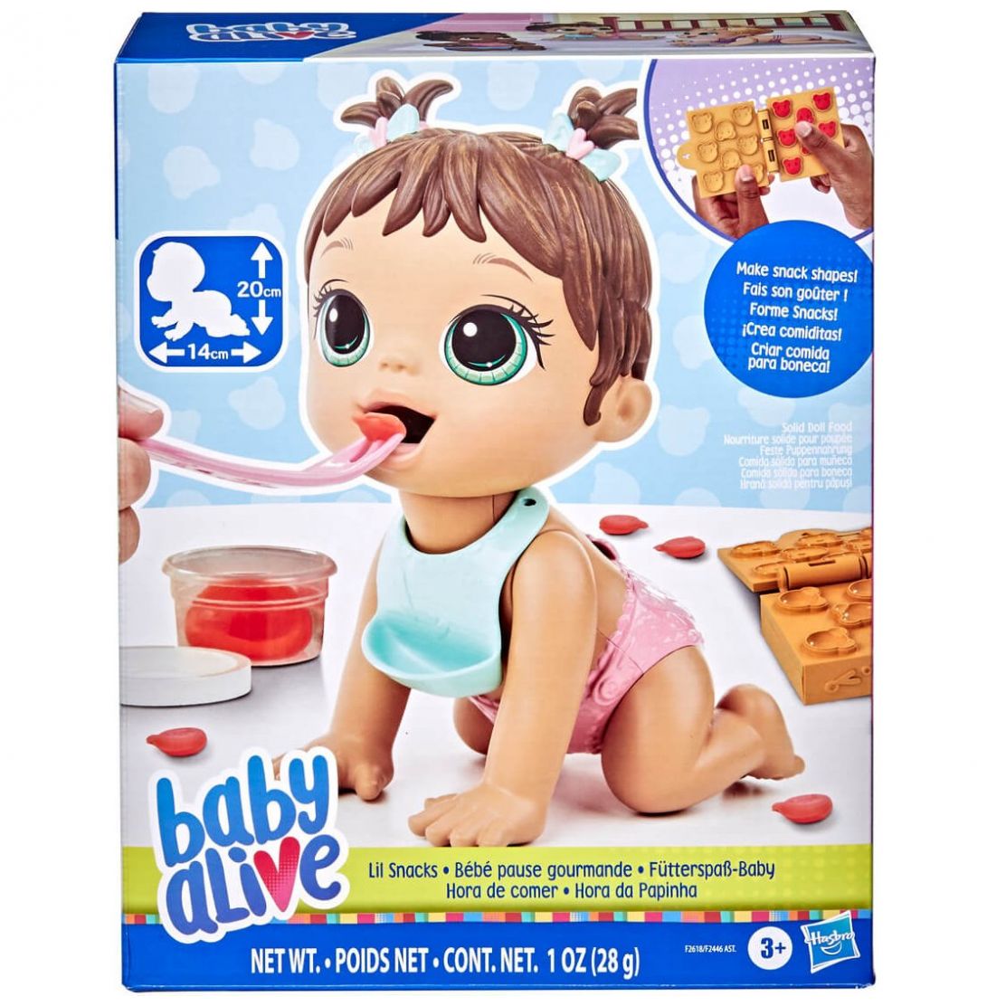 Muñeca Baby Alive Lil Snacks Brnh