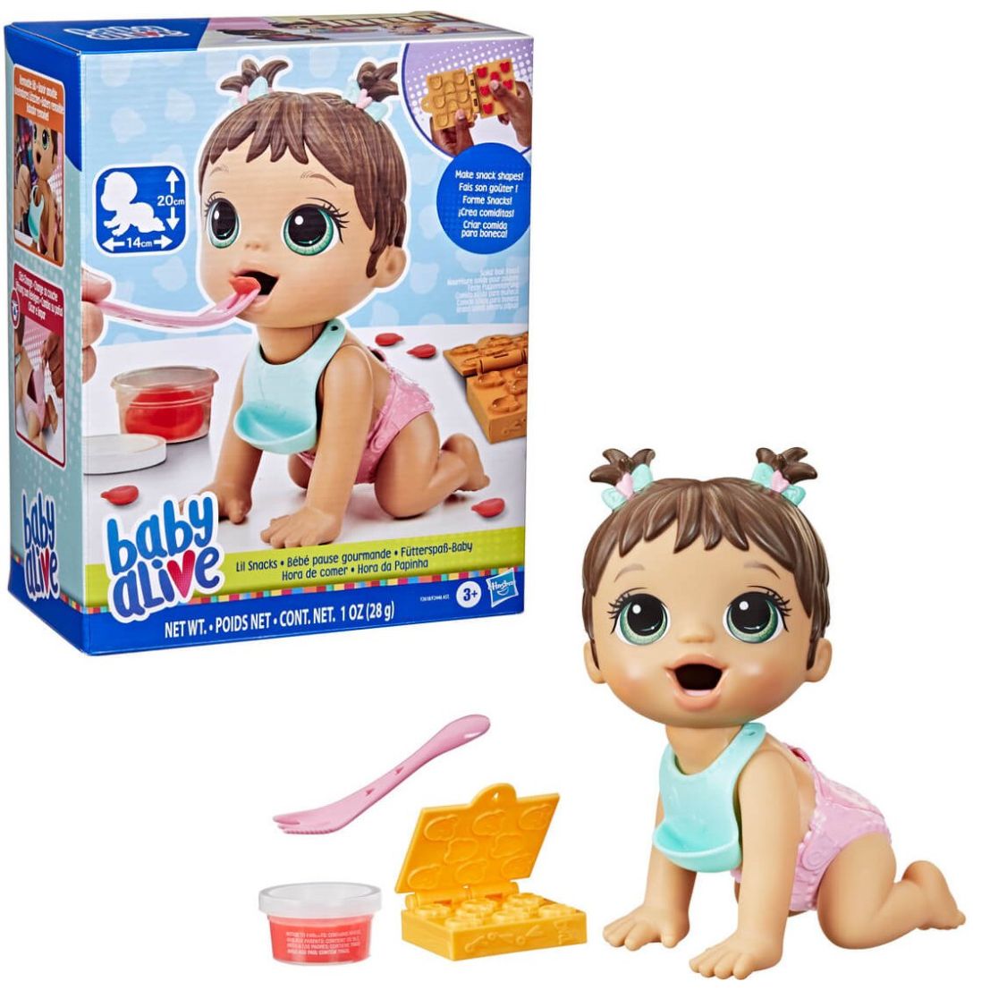 Muñeca Baby Alive Lil Snacks Brnh