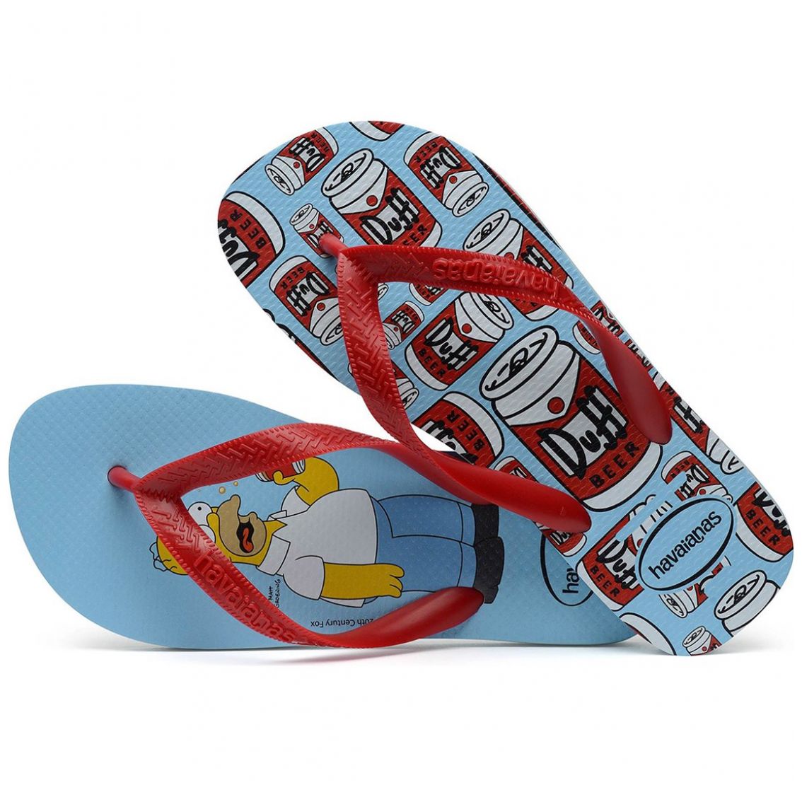 Sandalia Roja Havaianas Modelo 4137889-2404 para Hombre