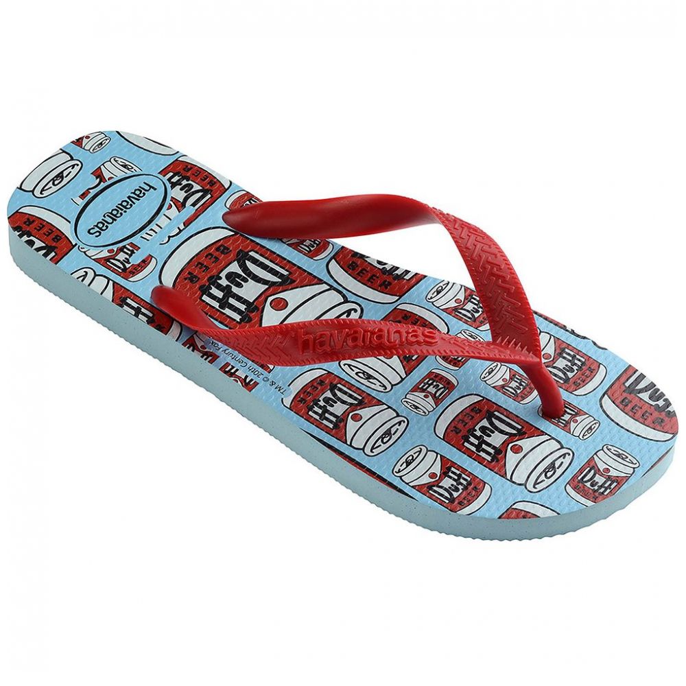 Sandalia Roja Havaianas Modelo 4137889-2404 para Hombre