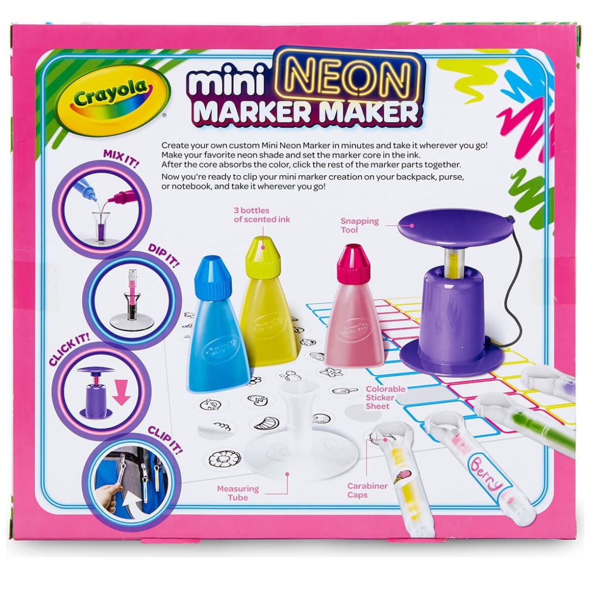 Juego de Mesa Mini Marker Neon Crayola
