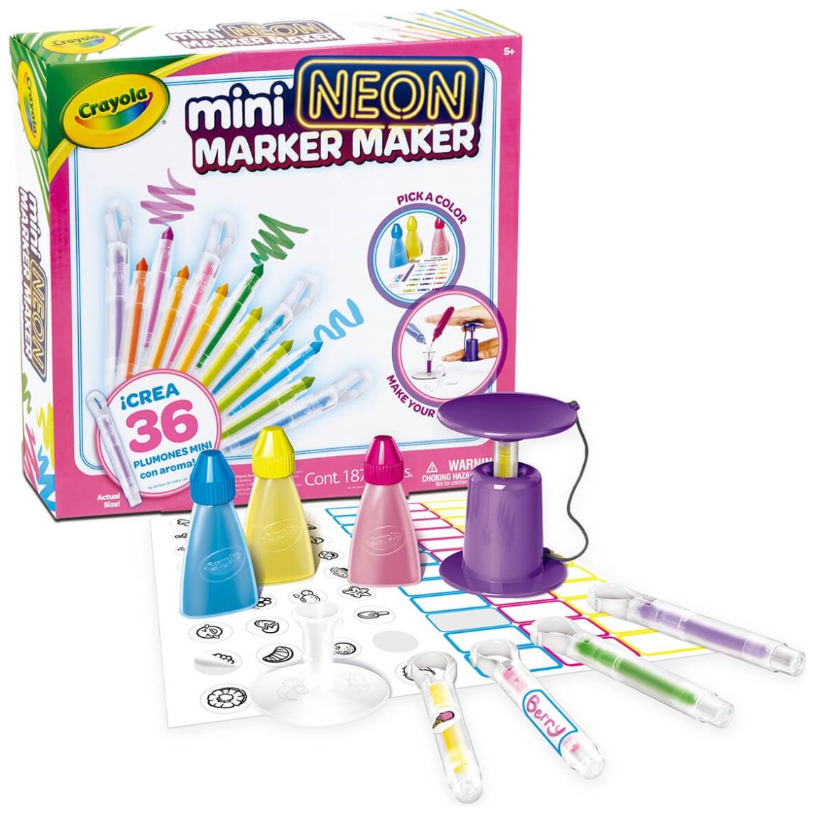 Juego de Mesa Mini Marker Neon Crayola