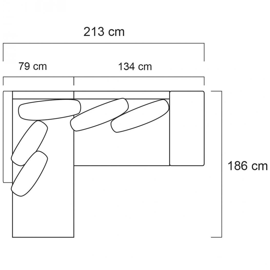 Sala Modular Izquierda Coco Tela Tip Top Mineral Artaban