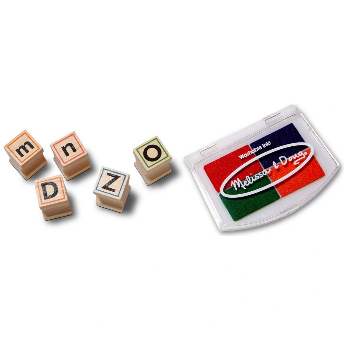 Juego de Sellos Letras Y Números Melissa And Doug Bandai