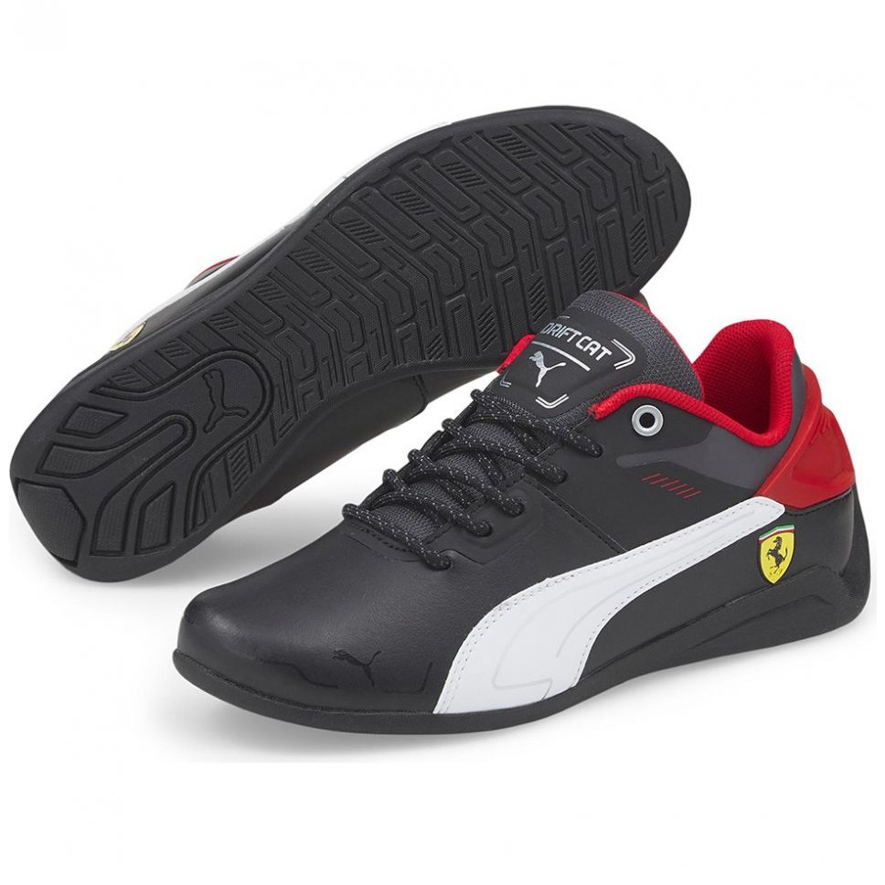 Tenis Negro Ferrari Puma para Nino