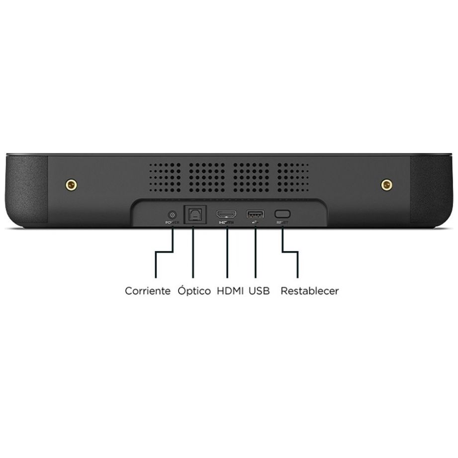 Roku Streambar - Dispositivo de Streaming 4K/hd/hdr y Audio Premium, Todo en Uno, Incluye Control Remoto de Voz