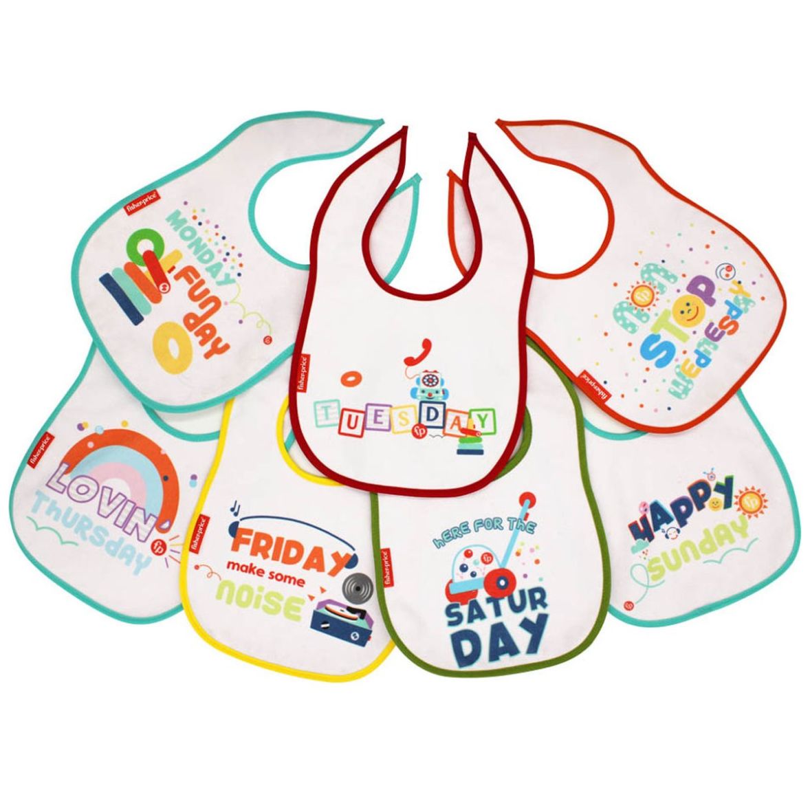 Babero Semanario Fischer Price B-18058