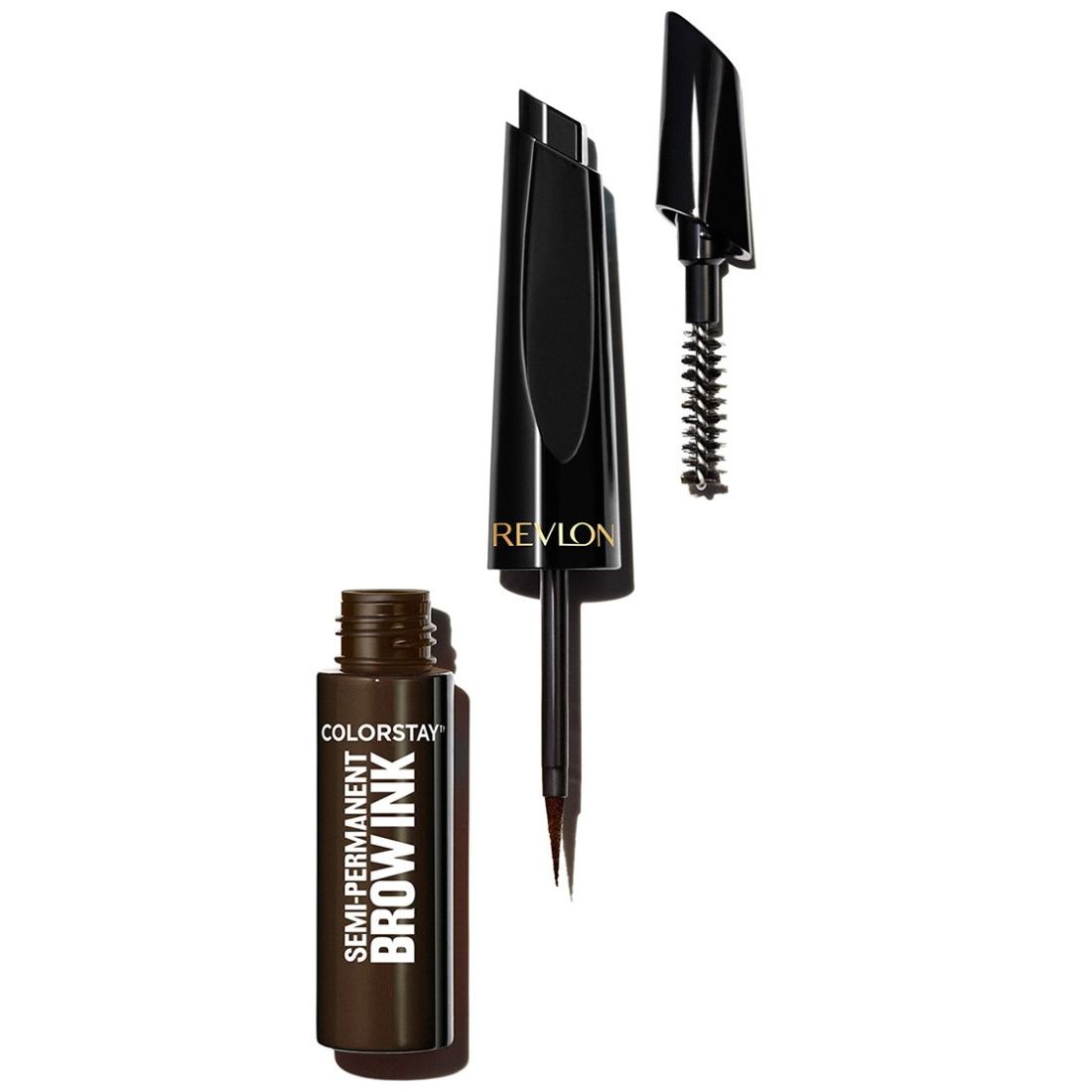 Tinta Semi Permanente Brow Ink Dark Brown Revlon para Ceja