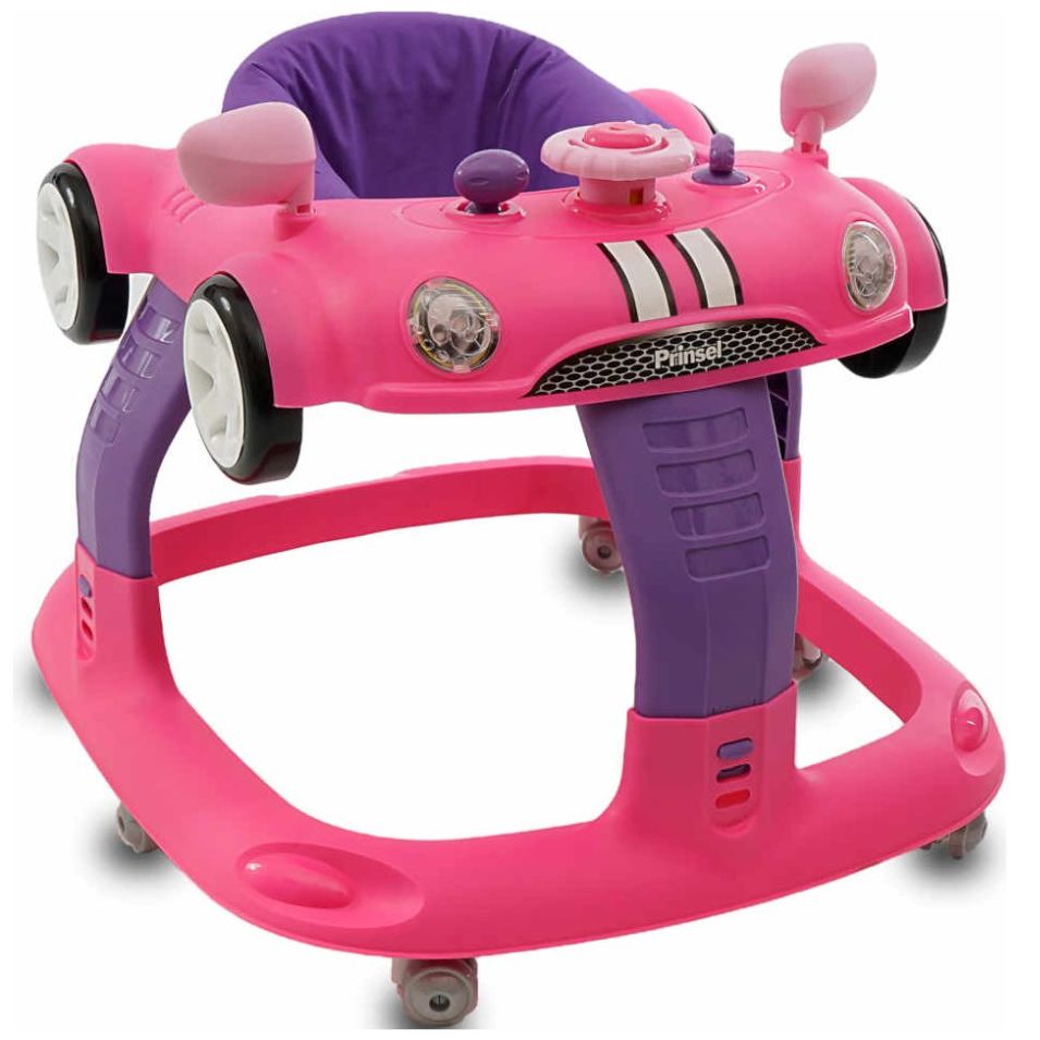 Andadera Auto Rosa Prinsel