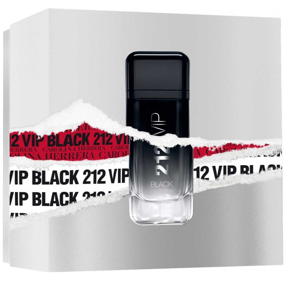 Carolina Herrera 212 Vip Black Men Set para Hombre Fragancia Edp 100Ml + Shower Gel 100Ml + Fragancia de Bolsillo