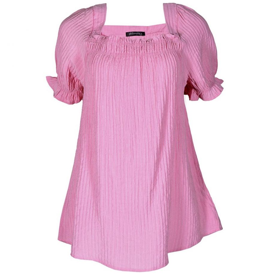 Blusa Escote Cuadrado Philosophy Jr Plus para Mujer Curvy