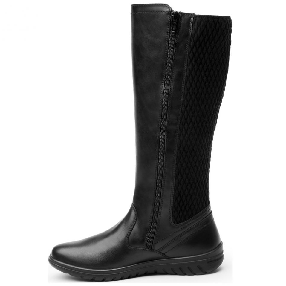 Bota Alta Negro Flexi