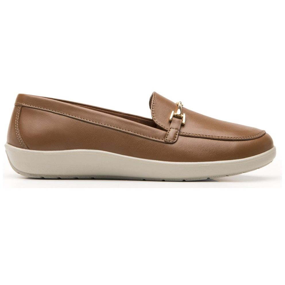 Mocasín para Mujer con Herraje Café Flexi