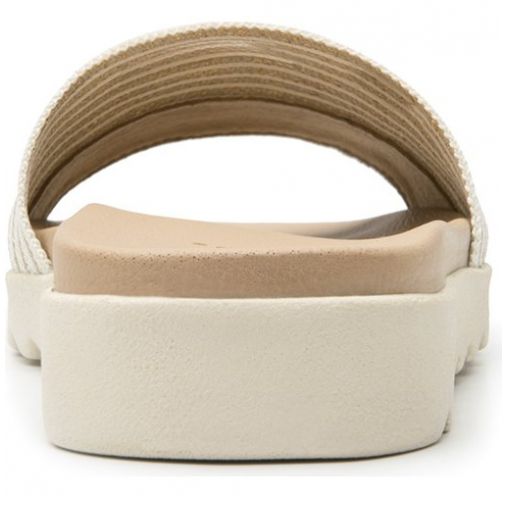 Sandalia Flat Beige Flexi