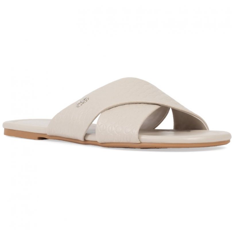 Sandalia Flat Beige Cloe