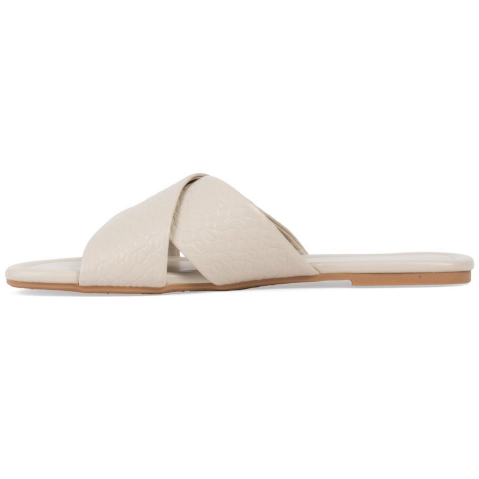 Sandalia Flat Beige Cloe
