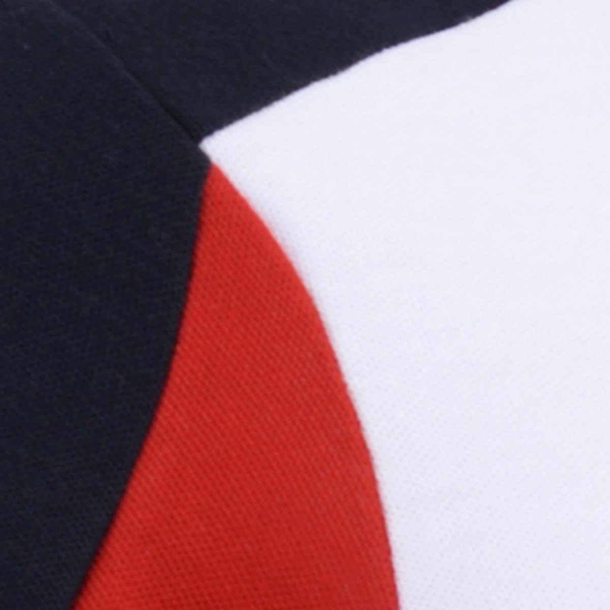 Playera Polo en Bloques Manga Corta para Mujer Curvy