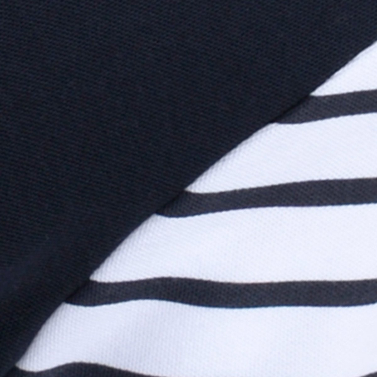 Playera Polo Manga Corta a Rayas para Mujer Curvy