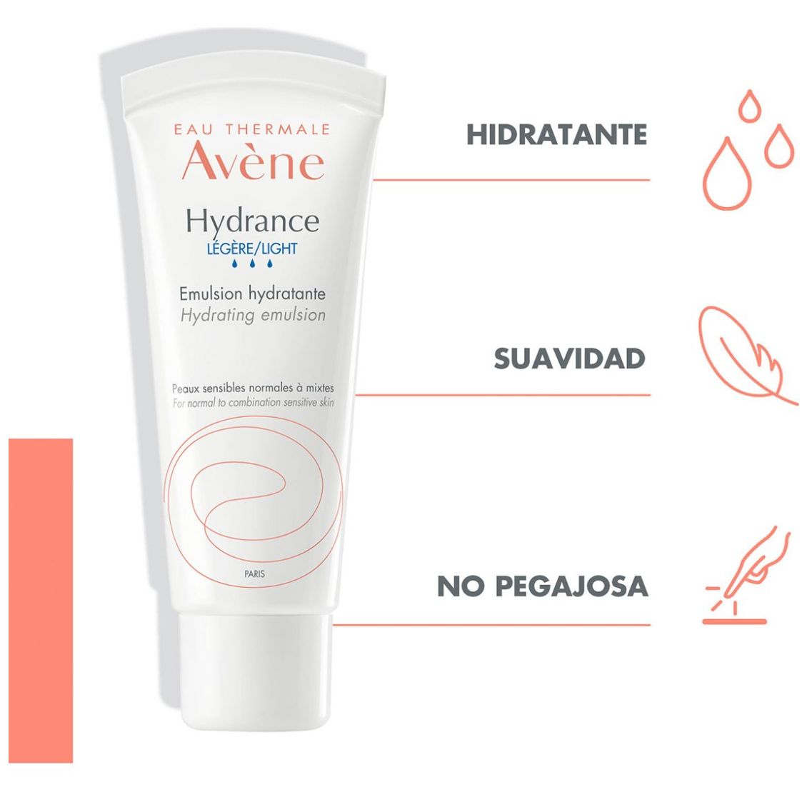 Hydrance Crema Hidratante Enriquecida Ligera Piel Sensible Avène