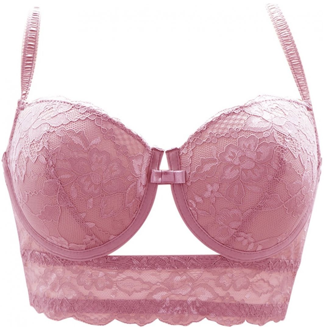Brasier Peto Largo de Encaje con Varilla Couture 23913