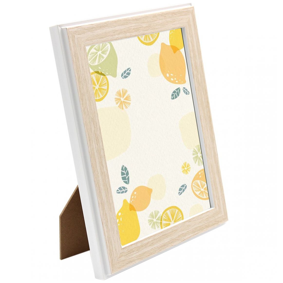 Portaretratos Gris Claro Liso 6X8" Quadrum