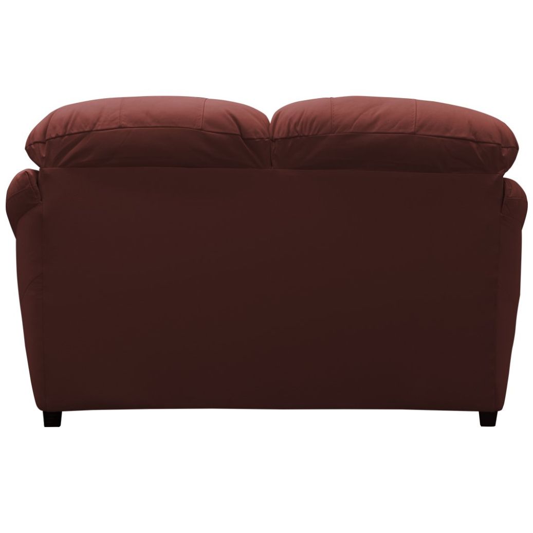 Love Seat Valery en Piel Vinil Rojo Quemado Artaban