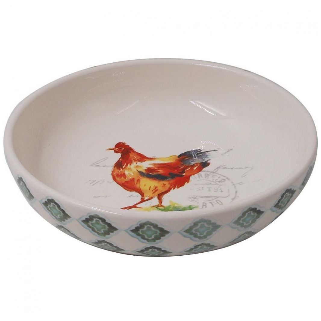 Bowl Rooster Vintage Home